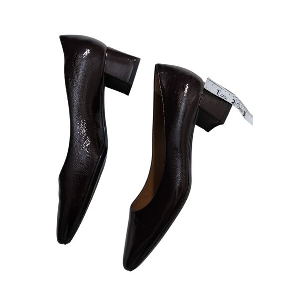 Aquatalia womens raspberry leather heels shoes size 8 - Picture 7 of 9